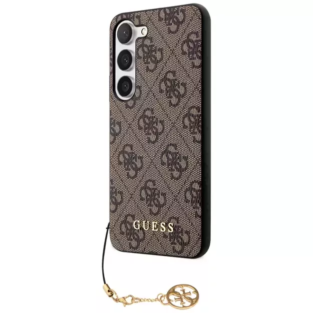 Guess GUHCS23SGF4GBR S23 S911 brown/brown hardcase 4G Charms Collection 1