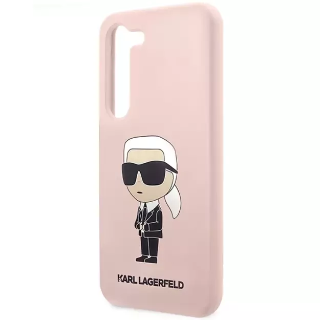 Karl Lagerfeld KLHCS23SSNIKBCP S23 S911 hardcase pink/pink Silicone Ikonik 5