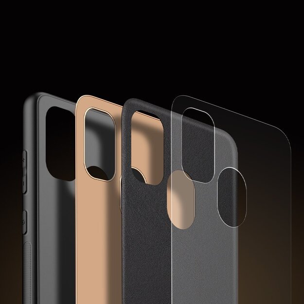 Dux Ducis Yolo elegant case made of soft TPU and PU leather for Samsung Galaxy M30s black 24