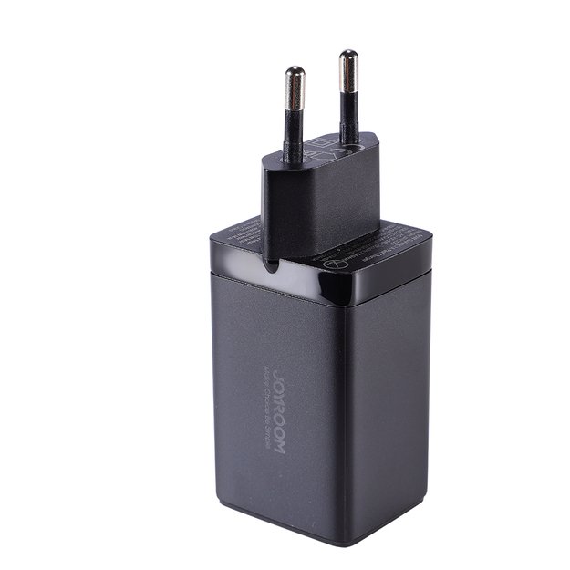 Joyroom fast GaN charger 65W USB-A, 2x USB-C black + USB-C - USB-C cable 100W 1.2m (TCG01) 3