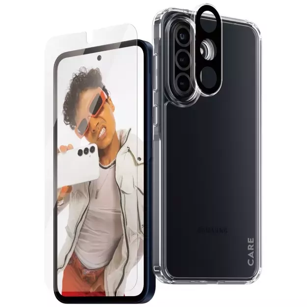 CARE by PanzerGlass Flagship 3in1 Case+Glass+Lens for Samsung Galaxy A36 5G - transparent 1