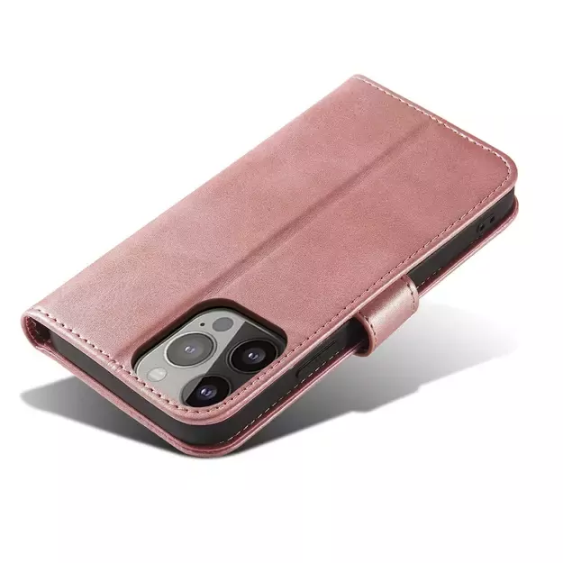 Magnet Case with flap for iPhone 16e - pink 10