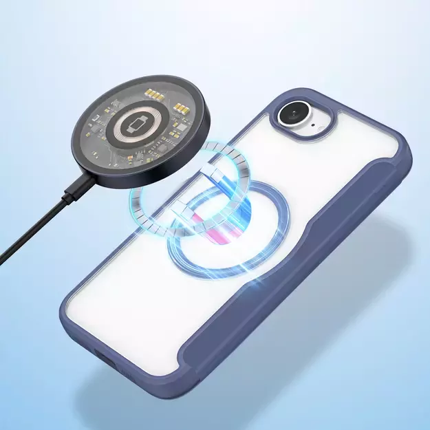 Dux Ducis Skin X Pro Case with MagSafe for iPhone 16e - Blue 15