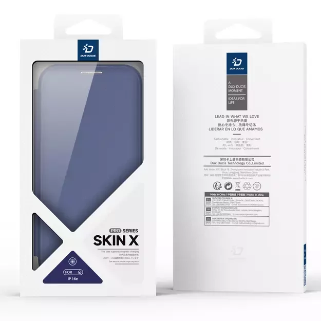 Dux Ducis Skin X Pro Case with MagSafe for iPhone 16e - Blue 13