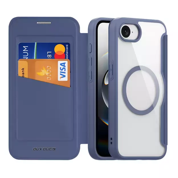Dux Ducis Skin X Pro Case with MagSafe for iPhone 16e - Blue 12