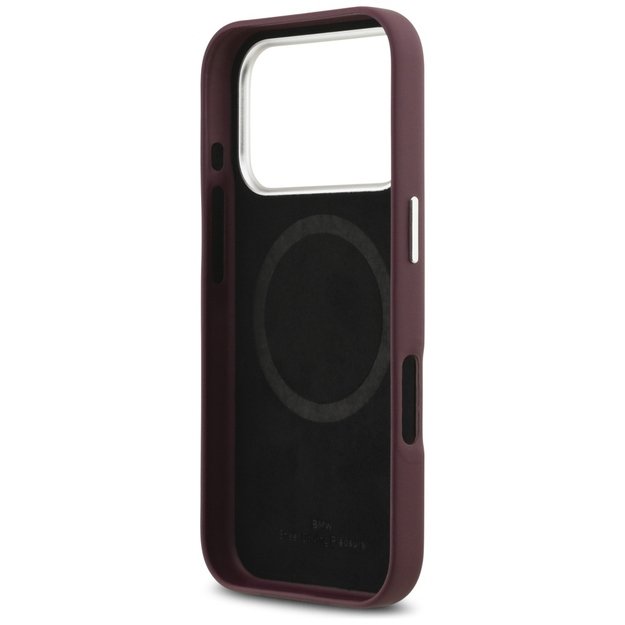 BMW Sign Full Wrapped Metal MagSafe Case for iPhone 17 Pro - Red 6