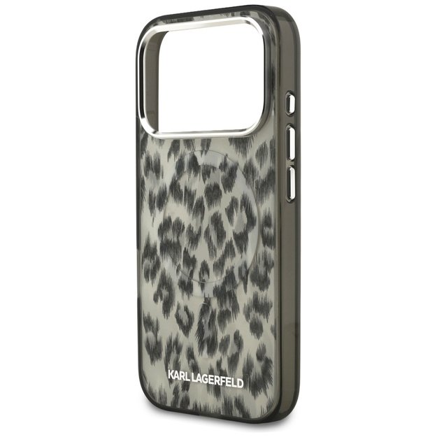 Karl Lagerfeld IML Leopard Pattern MagSafe Case for iPhone 17 Pro - Brown 5