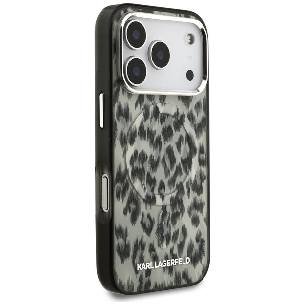 Karl Lagerfeld IML Leopard Pattern MagSafe Case for iPhone 17 Pro - Brown 3