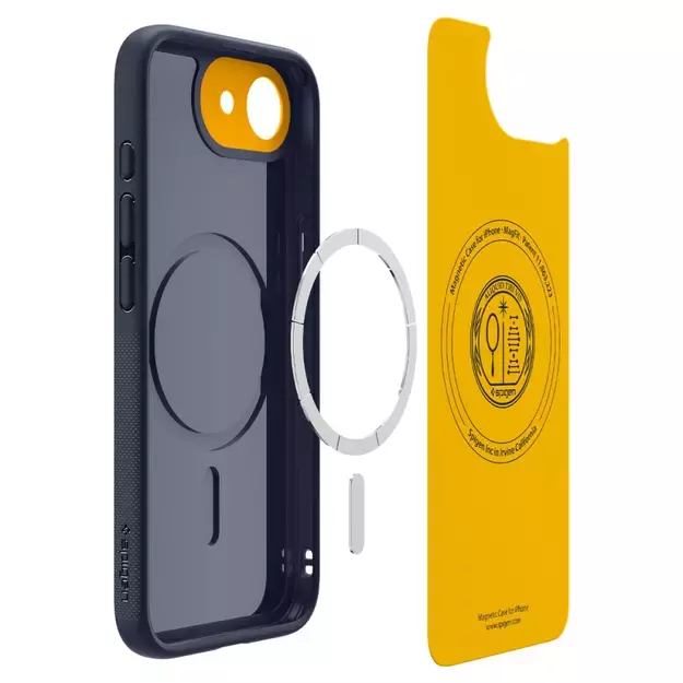 Spigen Nano Pop MagSafe iPhone 16e Case - Navy Blue 5