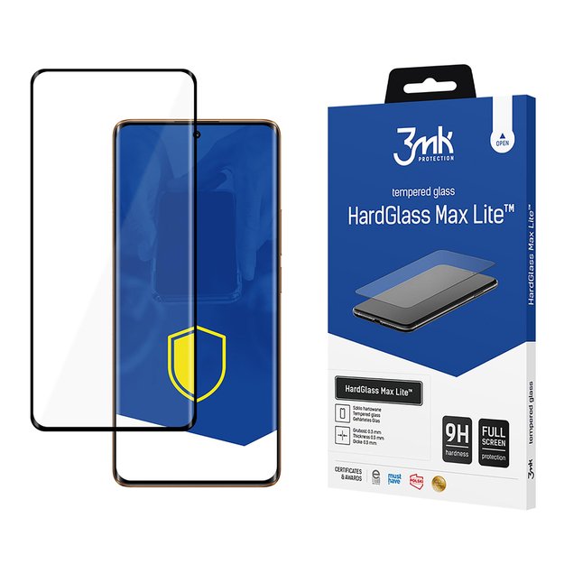 9H 3mk HardGlass Max Lite&trade; glass for Realme 11 Pro / 11 Pro+ / Moto Edge 30 Ultra / 40 Pro