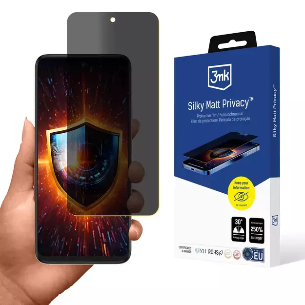 Privacy Screen Protector 3mk Silky Matt Privacy for TCL 60 5G / 60R 5G / 60 SE NXTPAPER 5G