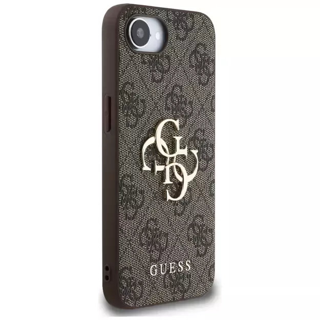 Guess 4G Big Logo iPhone 16e Case - Brown 3