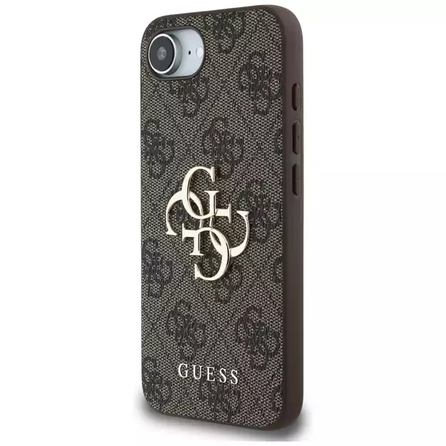 Guess 4G Big Logo iPhone 16e Case - Brown 1