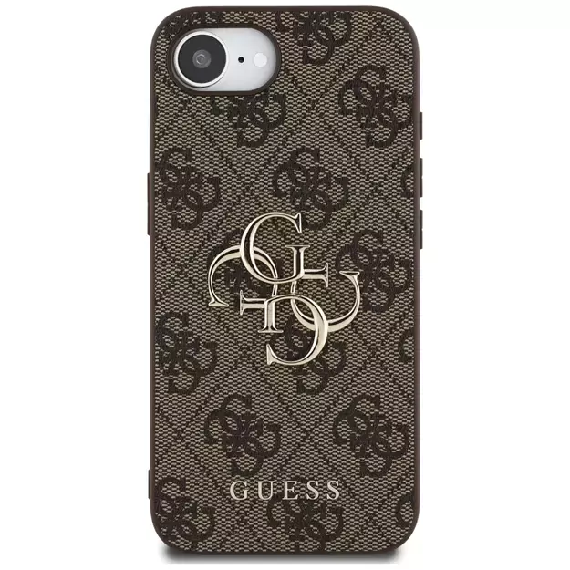Guess 4G Big Logo iPhone 16e Case - Brown 2