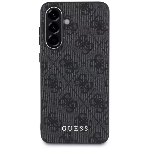 Guess 4G Metal Gold Logo Case for Samsung Galaxy A36 - Black 1