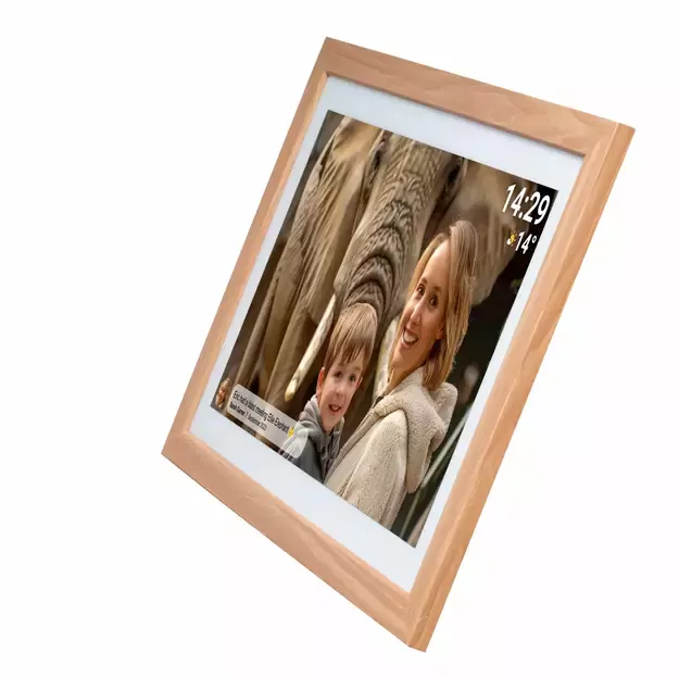 21.5&quot  Denver Frameo PFF-2162LW digital frame - light brown 8