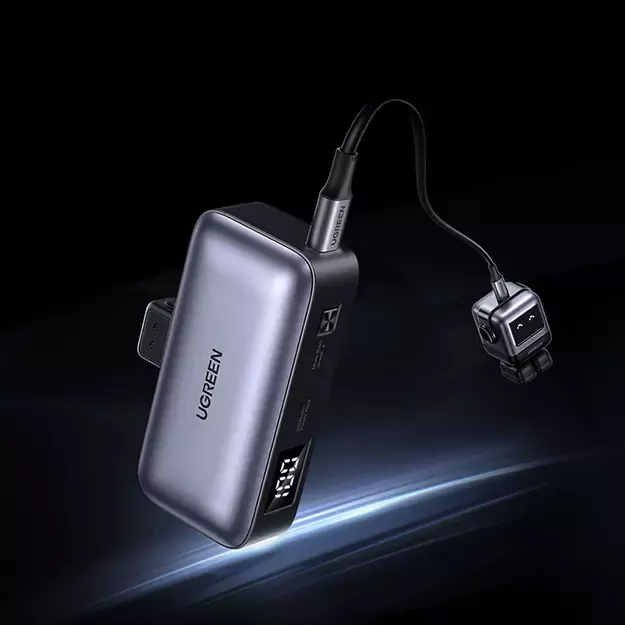 Ugreen PB503 5000mAh powerbank with USB-C port and integrated USB-C connector - gray 8