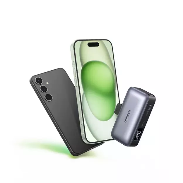 Ugreen PB503 5000mAh powerbank with USB-C port and integrated USB-C connector - gray 2