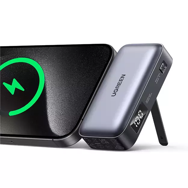 Ugreen PB503 5000mAh powerbank with USB-C port and integrated USB-C connector - gray 18
