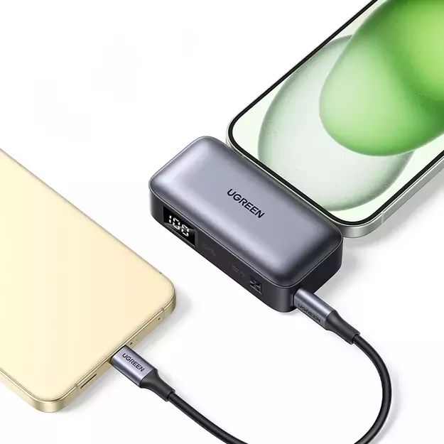 Ugreen PB503 5000mAh powerbank with USB-C port and integrated USB-C connector - gray 3