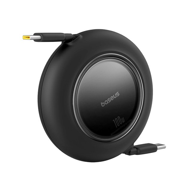 Baseus Free2Pull Mini 100W Retractable USB-C Cable - USB-C 2m - Black 3
