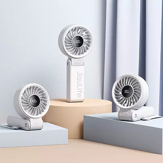 Jisulife Handheld Fan Life7 3600mAh Portable USB Fan - Gray 21