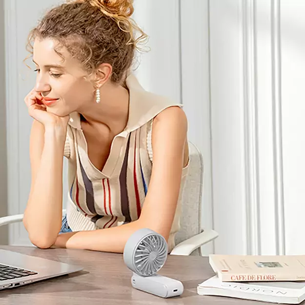 Jisulife Handheld Fan Life7 3600mAh Portable USB Fan - Gray 23