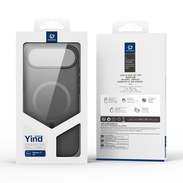 Dux Ducis Yind iPhone 17 Air Case Compatible with MagSafe - Black 2