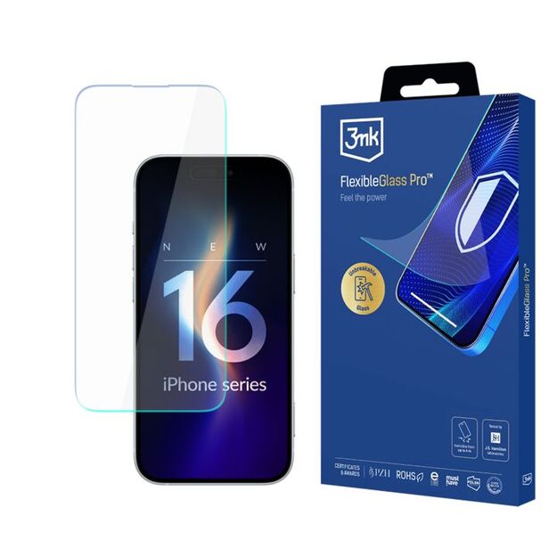 Hybrid glass 3mk FlexibleGlass v2.0 for Apple iPhone 16 Pro Max