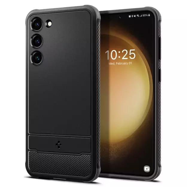 Spigen Rugged Armor Case for Samsung Galaxy S23 - Matte Black