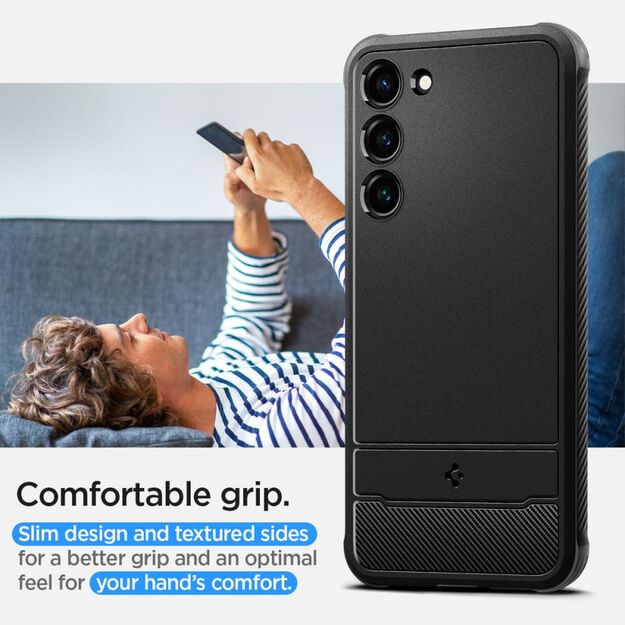 Spigen Rugged Armor Case for Samsung Galaxy S23 - Matte Black 32