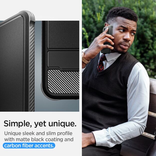 Spigen Rugged Armor Case for Samsung Galaxy S23 - Matte Black 30