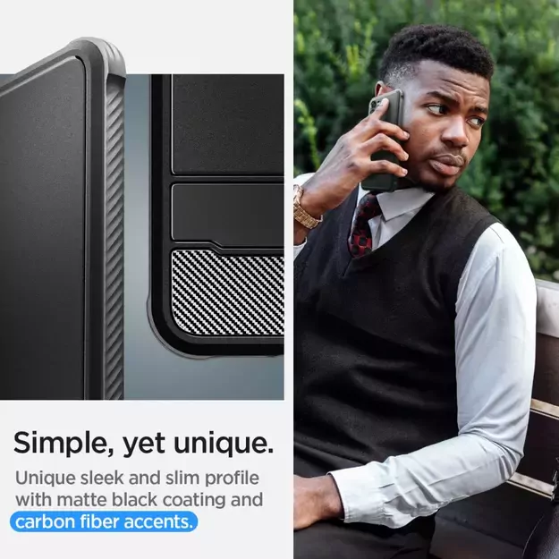 Spigen Rugged Armor Case for Samsung Galaxy S23 - Matte Black 13