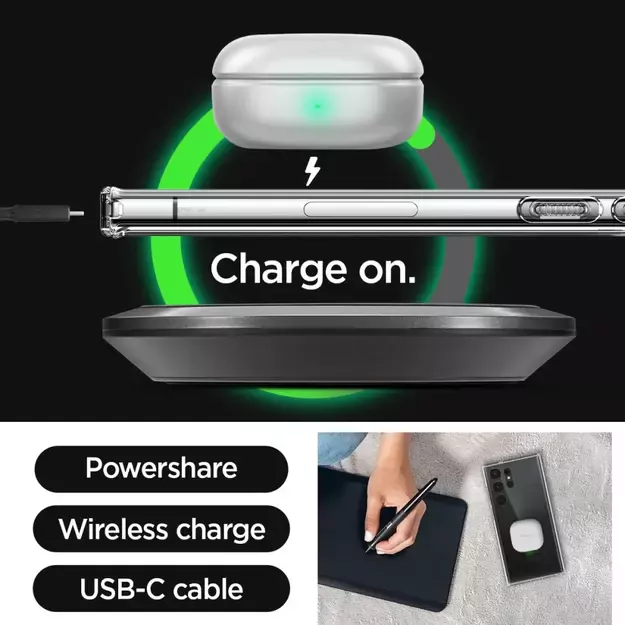 Spigen Ultra Hybrid Case for Samsung Galaxy S23 Ultra - Transparent 15