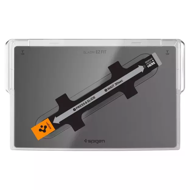 Spigen Glas.tR EZ Fit Tempered Glass for Tesla Model X 2022 / Model S 2021 - Black 2