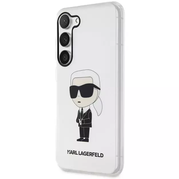 Karl Lagerfeld KLHCS23MHNIKTCT S23+ S916 transparent hardcase Ikonik Karl Lagerfeld 1