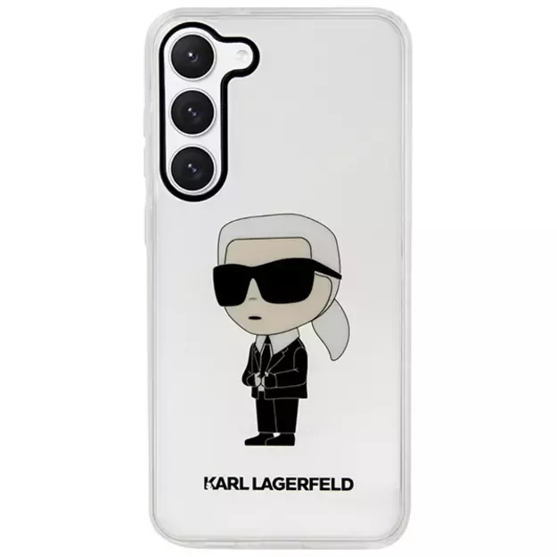 Karl Lagerfeld KLHCS23MHNIKTCT S23+ S916 transparent hardcase Ikonik Karl Lagerfeld 2