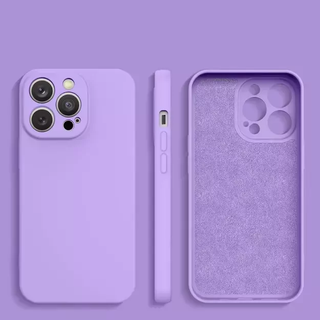 Silicone case for Samsung Galaxy A14 5G / Galaxy A14 silicone case purple 1