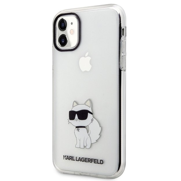 Karl Lagerfeld case for iPhone 11 / XR from the Ikonik Choupette series - transparent 2