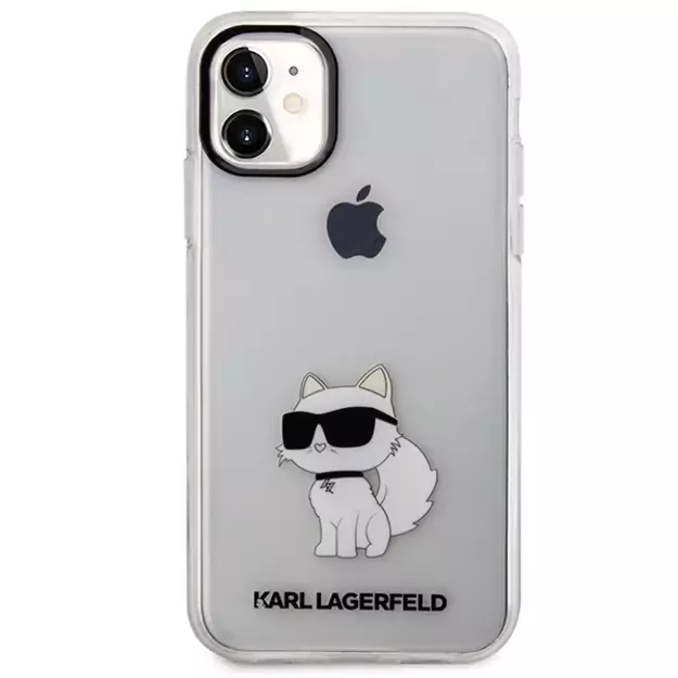 Karl Lagerfeld case for iPhone 11 / XR from the Ikonik Choupette series - transparent 22