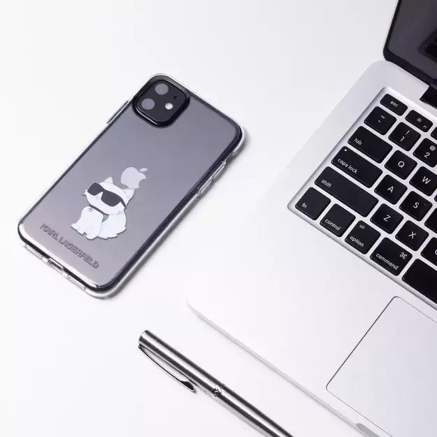 Karl Lagerfeld case for iPhone 11 / XR from the Ikonik Choupette series - transparent 20