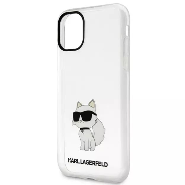 Karl Lagerfeld case for iPhone 11 / XR from the Ikonik Choupette series - transparent 34
