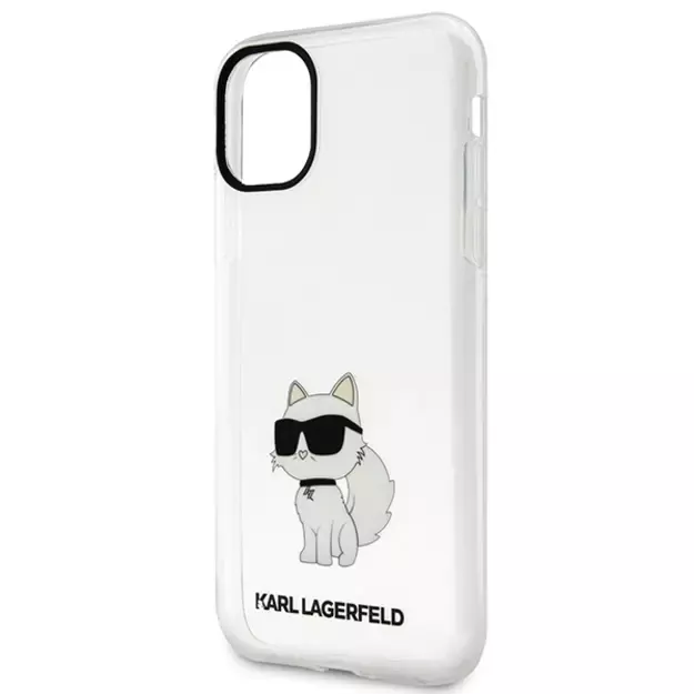 Karl Lagerfeld case for iPhone 11 / XR from the Ikonik Choupette series - transparent 25