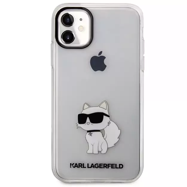 Karl Lagerfeld case for iPhone 11 / XR from the Ikonik Choupette series - transparent 29