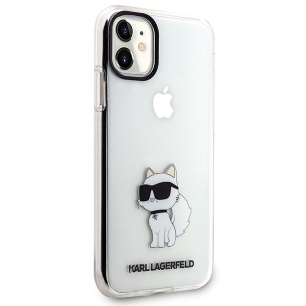 Karl Lagerfeld case for iPhone 11 / XR from the Ikonik Choupette series - transparent 31