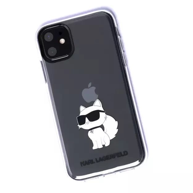 Karl Lagerfeld case for iPhone 11 / XR from the Ikonik Choupette series - transparent 15