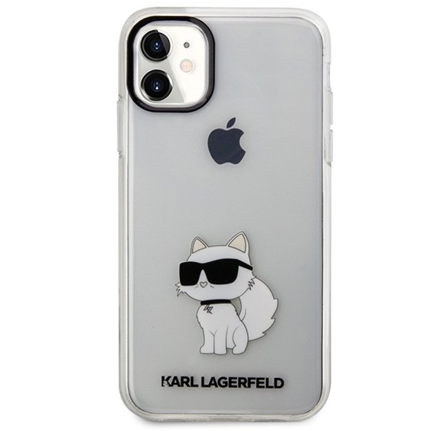 Karl Lagerfeld case for iPhone 11 / XR from the Ikonik Choupette series - transparent 4