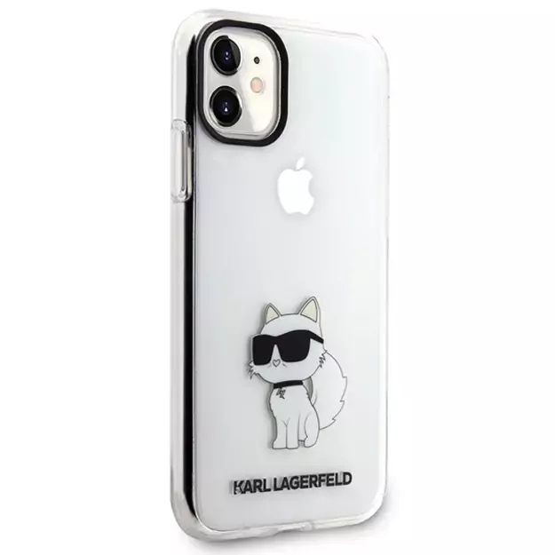 Karl Lagerfeld case for iPhone 11 / XR from the Ikonik Choupette series - transparent 30
