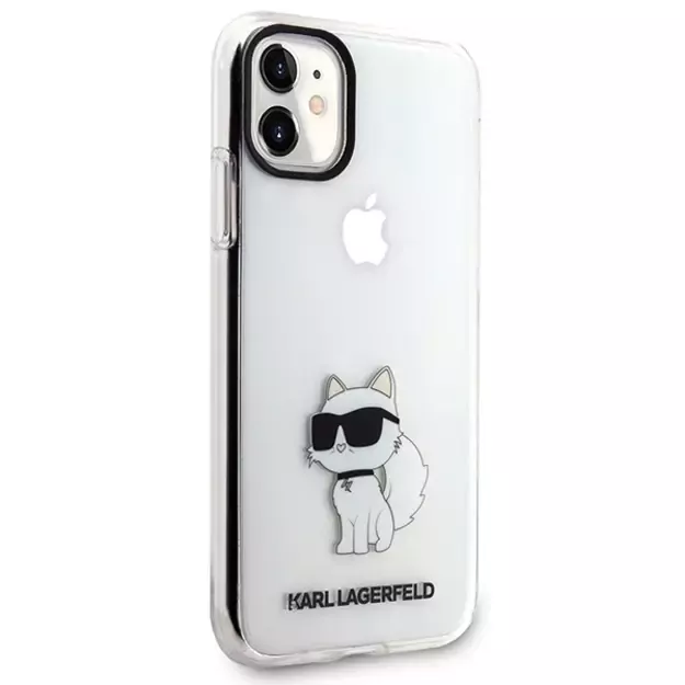 Karl Lagerfeld case for iPhone 11 / XR from the Ikonik Choupette series - transparent 23
