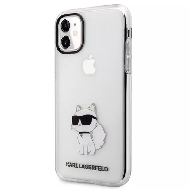 Karl Lagerfeld case for iPhone 11 / XR from the Ikonik Choupette series - transparent 28